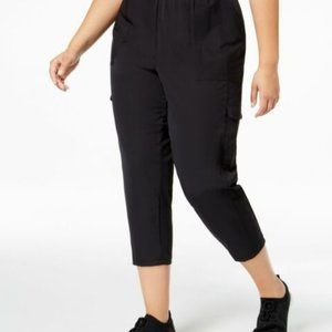 Ideology Plus Size 3x Black Recycled Woven Pants